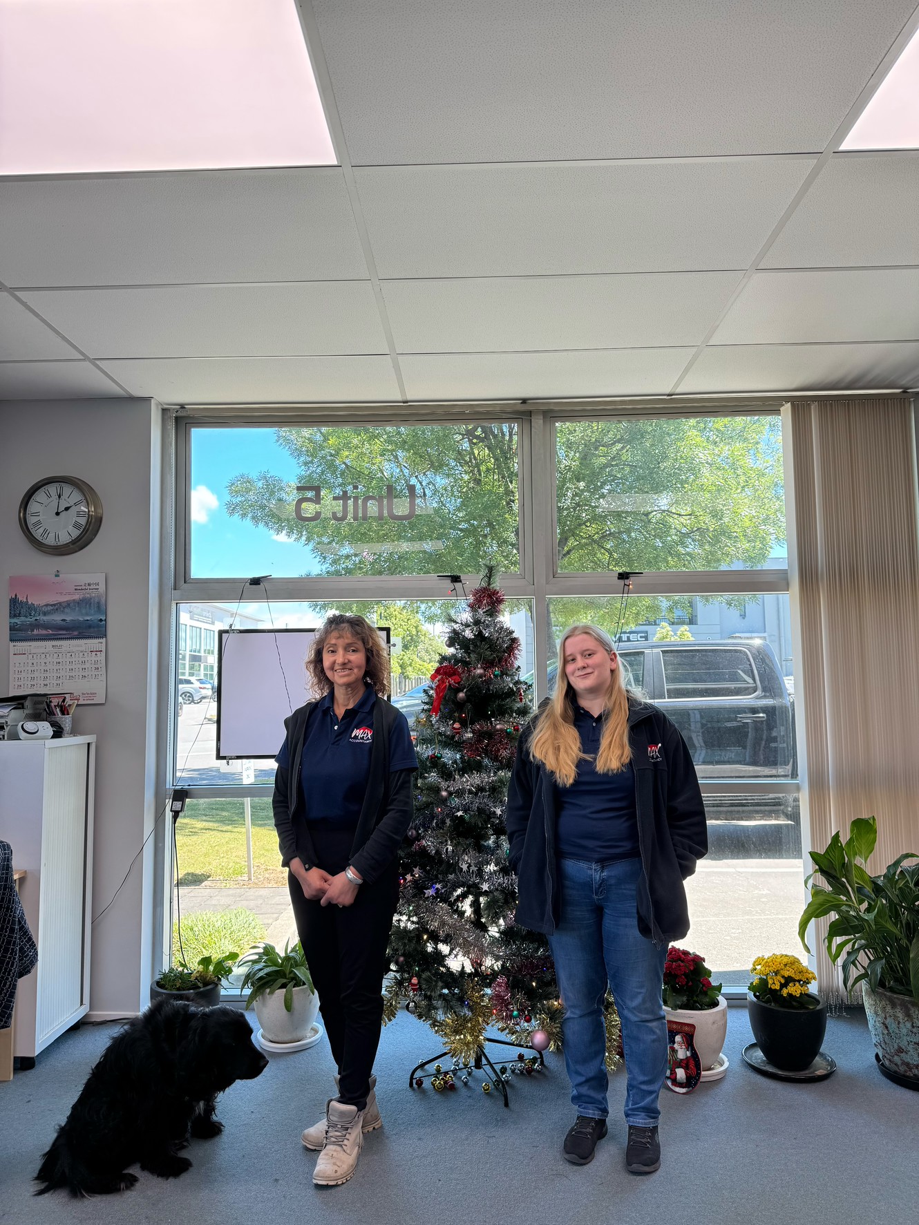 Christmas celebration photos -Jenny and Kate